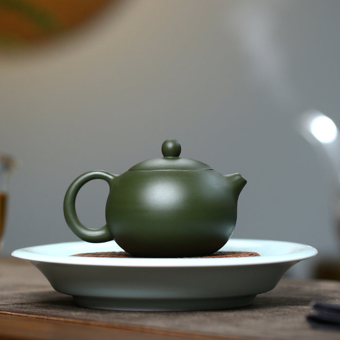 Yixing Green Clay Xishi Teapot