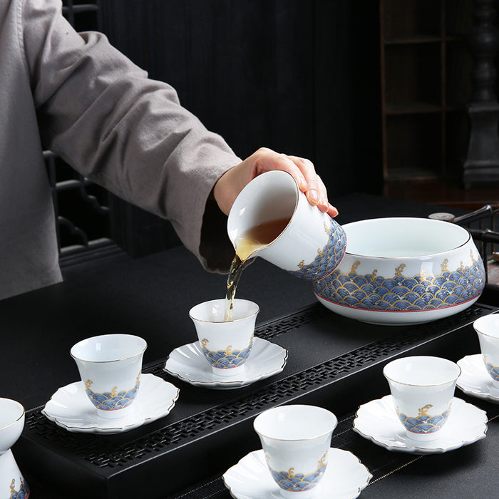 Chinese Ceramic Kung Fu Tea Set