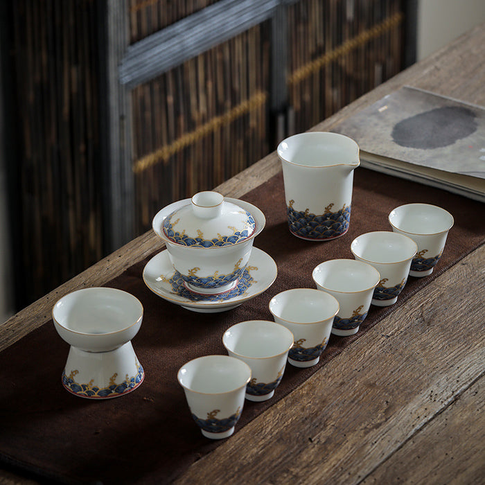 Chinese Ceramic Kung Fu Tea Set