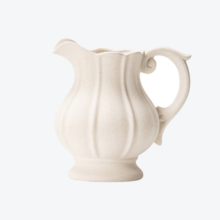 Modern Cream Kettle Ceramic Vase