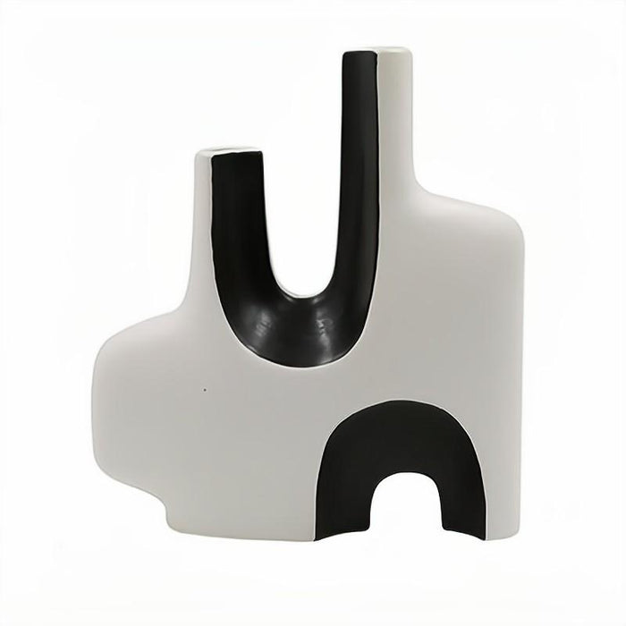 Modern Creative Black And White Ceramic Vase