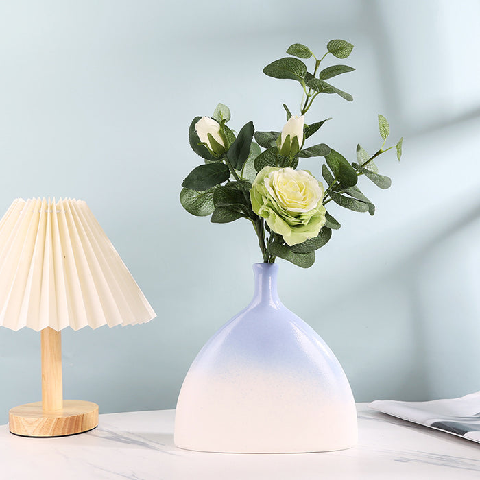 Nordic Creative Blue Ceramic Vase