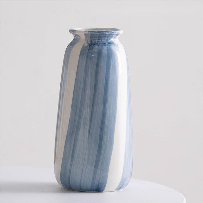 Modern Blue Ceramic Decorative Vase