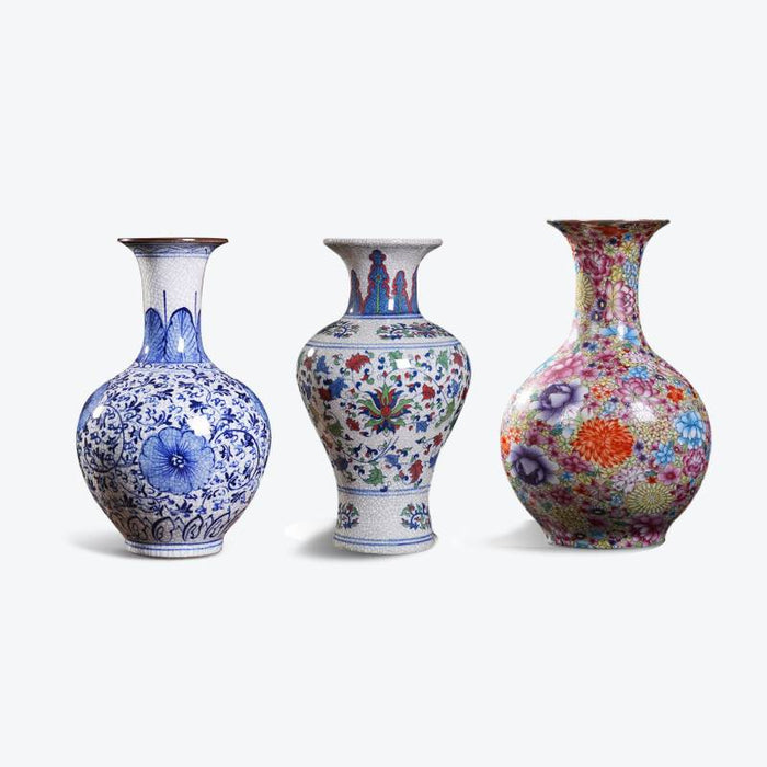 Chinese Vintage Flower Vase