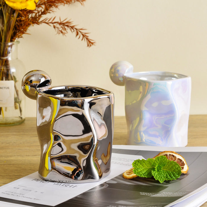 Modern Creative Irregular Ceramic Mug Set