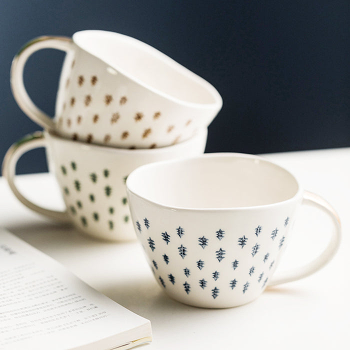 Modern Ceramic Underglaze Special-Shaped Mug
