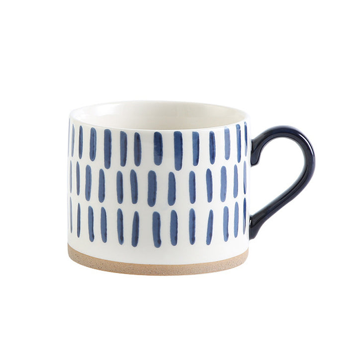 Blue Modern Ceramic Underglaze Mug
