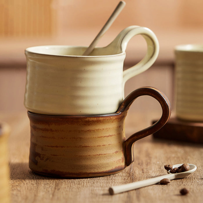 Vintage Japanese Ceramic Coffee Mug Set