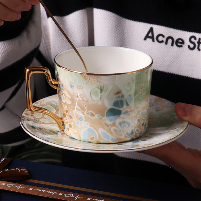 Colorful Stone Ceramic Coffee Cup