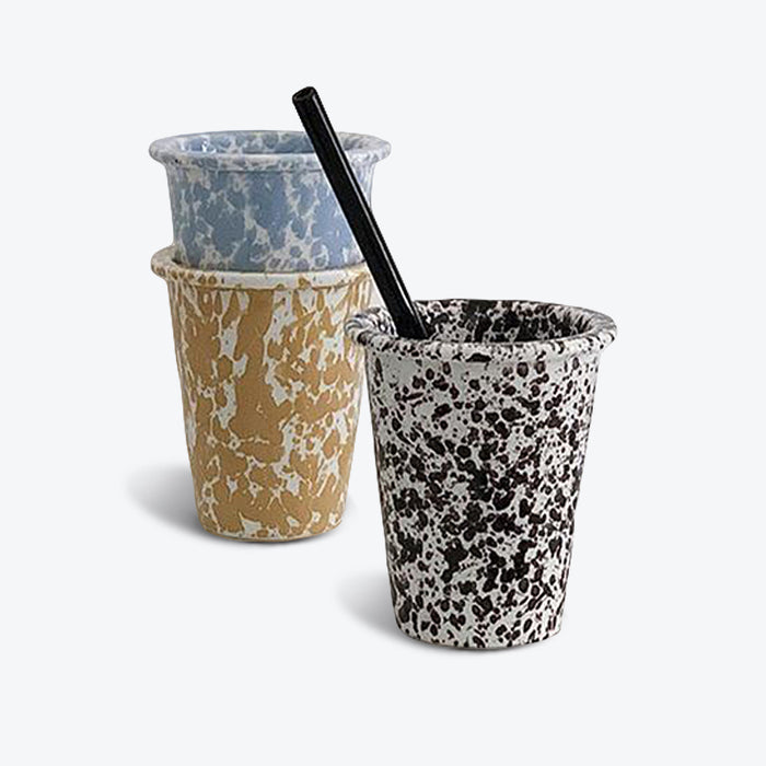Modern Splatter Pattern Ceramic Cup