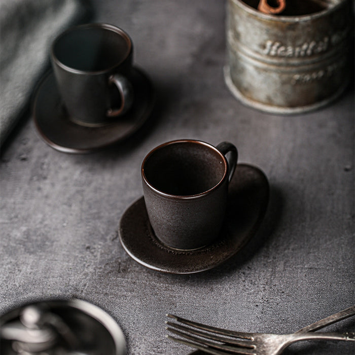 Brown Modern Mini Espresso Ceramic Coffee Cup