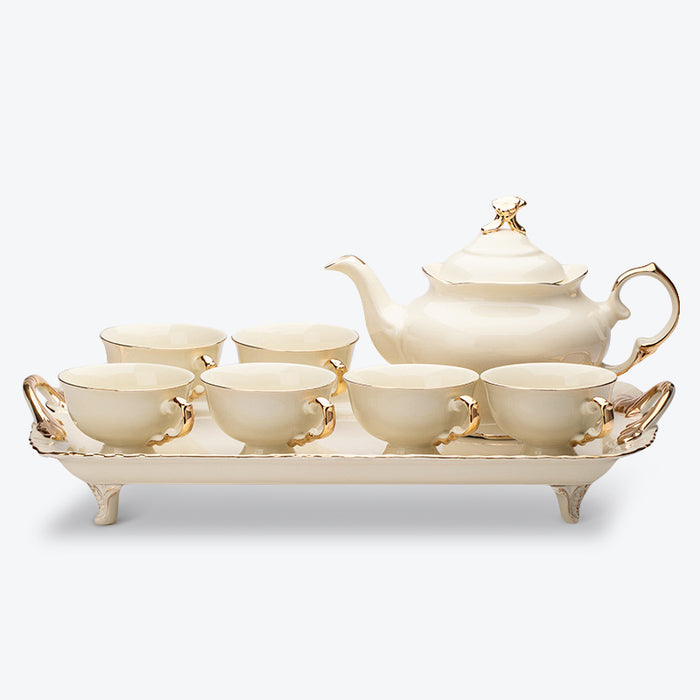 European Lvory Porcelain Tea Set