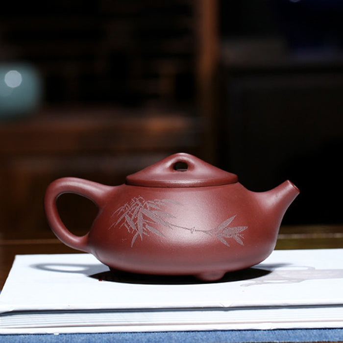 Yixing Handmade Lettering Zisha Teapot