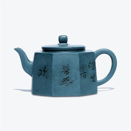 Handmade Chinese Blue Yixing Clay Teapot-1