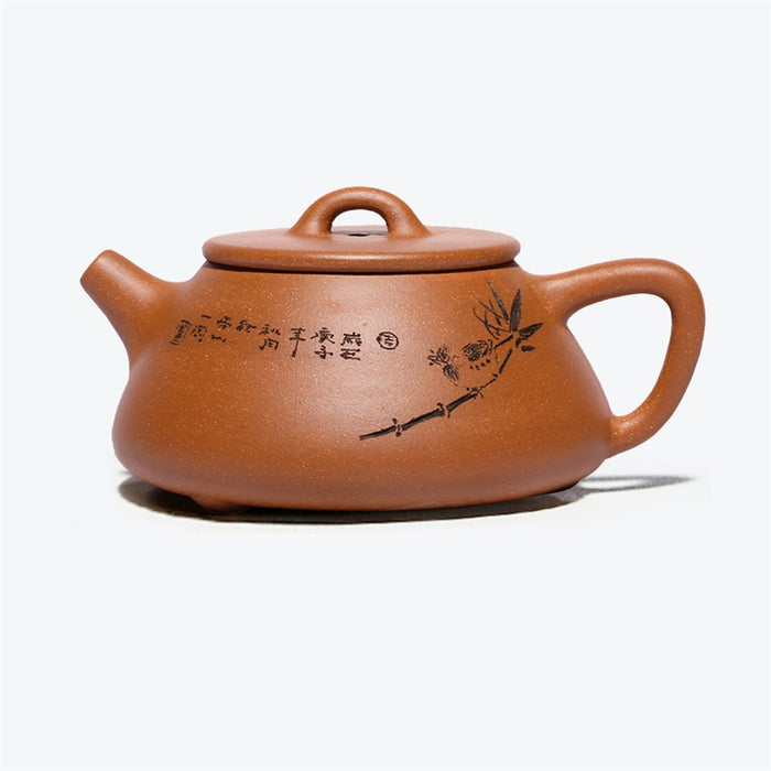 Traditional Bamboo Shipiao Yixing Teapot-1