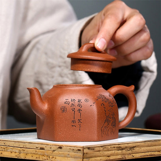 Chinese Jingquan Purple Clay Teapot-2