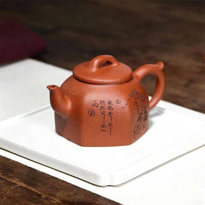 Chinese Jingquan Purple Clay Teapot-4