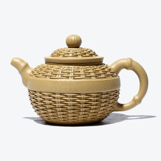 Bamboo Weaving Yixing Teapot-1
