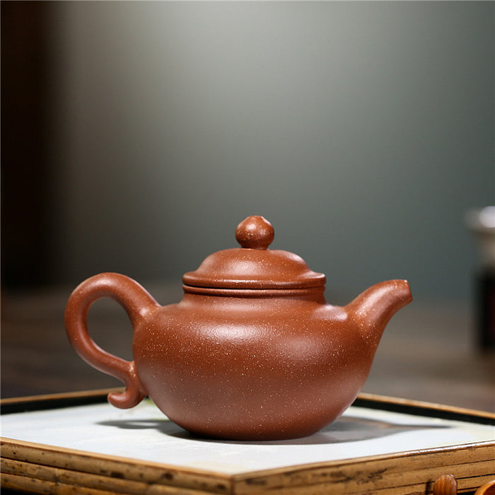 Handcrafted Lettering Yixing Teapot-2