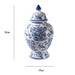 Chinoiserie Blue Birds and Flowers Storage Jar-6
