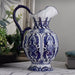Chinese Blue Floral Porcelain Vase with Handle-4