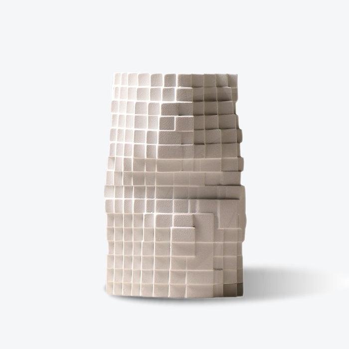 Geometric Abstract Art Ceramic Vase-1