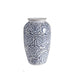 Hand-Painted Blue Flower Ceramic Vase-5