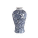 Hand-Painted Blue Flower Ceramic Vase-6