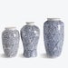 Hand-Painted Blue Flower Ceramic Vase-1