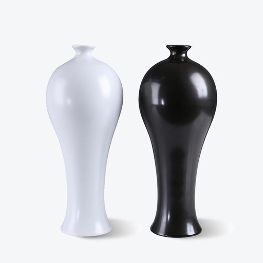 New Chinese Style Solid Color Ceramic Vase-1