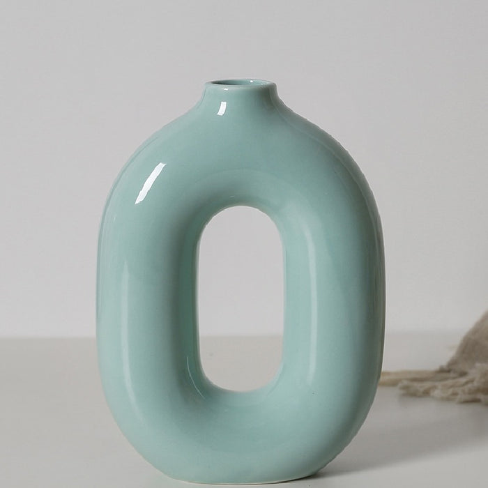 Abstract Circle Hollow Vase-2