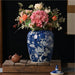 Hand-Painted Plum Blossom Chinoiserie Porcelain Vase-4