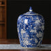 Hand-Painted Plum Blossom Chinoiserie Porcelain Vase-2
