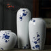 Jingdezhen Hand-Painted Blue Flower Vase-6