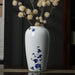 Jingdezhen Hand-Painted Blue Flower Vase-8