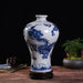 Jingdezhen Hand-Painted Dragon Crackle Glazed Vase-6