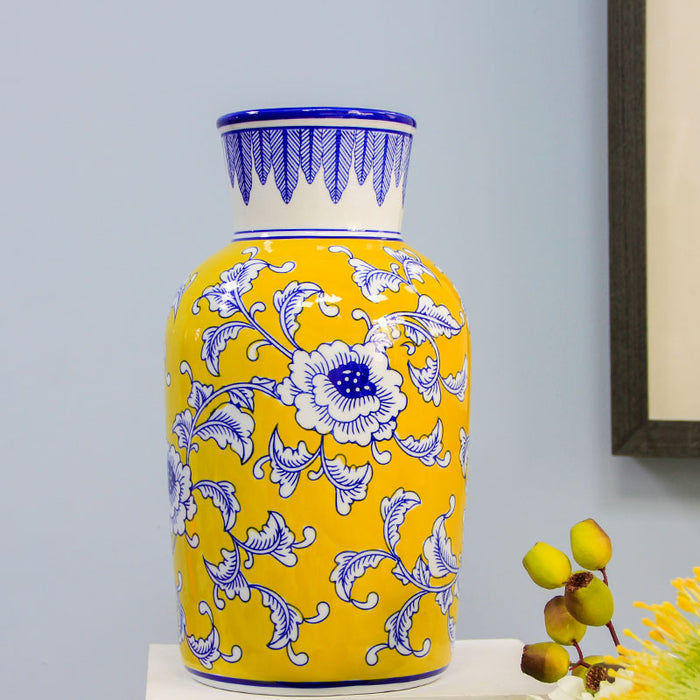 Chinese Tangled Peony Porcelain Vase-6