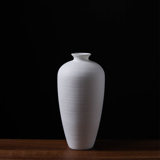 Simple Horizontal Stripes Ceramic Vase-2