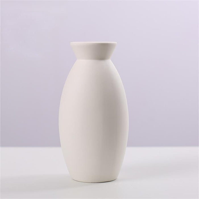 Nordic Style Simple Solid Color Ceramic Vase-2