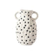 Nordic Frosted Matte Dot Ceramic Vase with Handle-10