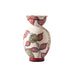 Rural Art Red Leaves Porcelain Vase-7