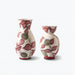 Rural Art Red Leaves Porcelain Vase-1