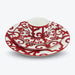 Red Bow Bone China Dinnerset with Coffee Cup,Dinner Plate-1