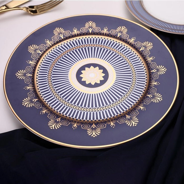 Gold Rim Bone China Dinnerset with Coffee Cup,Dinner Plate-8