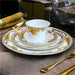 Gold Modern Bone China Dinnerset with Coffee Cup,Dinner Plate-2