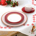 Red Modern Bone China Dinnerset with Coffee Cup,Dinner Plate-3