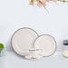 Silver Rim Bone China Dinnerset with Coffee Cup,Dinner Plate-2