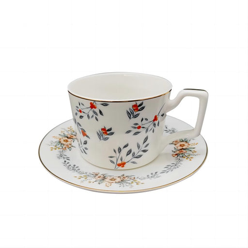 Nordic Pastoral Style Bone China Coffee Cup Set of 6-2