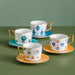 Eye of the Devil Golden Rim Cup and Saucer Set-7