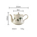 English Hollowed Out Ceramic Tea Set-4